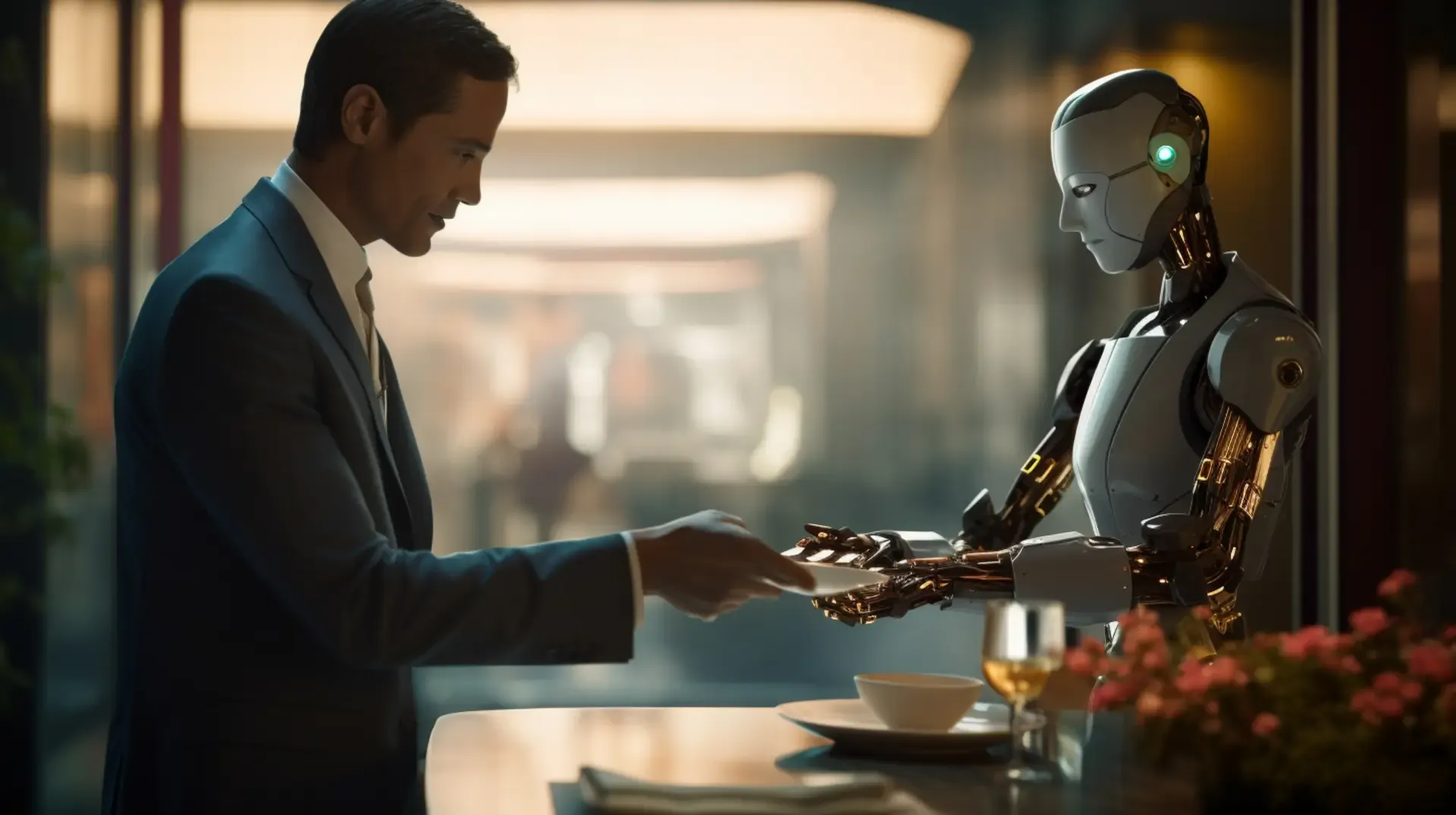 AI in hotels using robotic assistants to enhance guest service, automate hospitality operations, and deliver faster, smarter customer experiences.